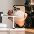RINGKE 3IN1 QI2 MAGNETIC MAGSAFE WIRELESS CHARGER WHITE Фото num