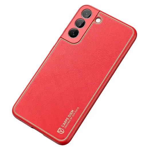 Dux Ducis Yolo elegant cover made of ecological leather for Samsung Galaxy S22 + (S22 Plus) red Foto 17