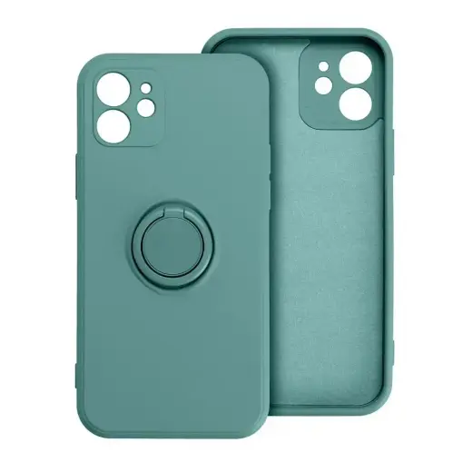 SILICONE RING case for XIAOMI Redmi Note 14 PRO 4G green