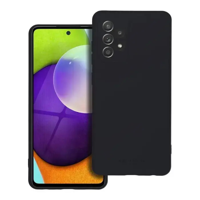 ROAR SPACE maciņš telefonam Samsung Galaxy A52 5G (A526) | A52 4G (A525) | A52s 5G (A528) melns