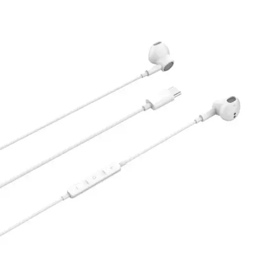 Beline Słuchawki douszne USB-C SK194 białe|white Foto 3