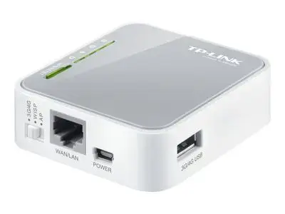 Router bezprzewodowy TP-LINK TL-MR3020|EU (3G|4G|LTE USB; 2 4 GHz) Foto 2