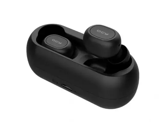 QCY T1C Airpods Bluetooth 5.0 Стерео Гарнитура с Микрофоном (MMEF2ZM|A) Черная Фото num