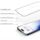 Tel Protect Full Glue 6D Matt Tempered Glass for Iphone 12/12 Pro Black — Foto 6