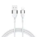 BWOO Minimalist Silicone 3A Cable X280L USB-A to Lightning white Foto 1