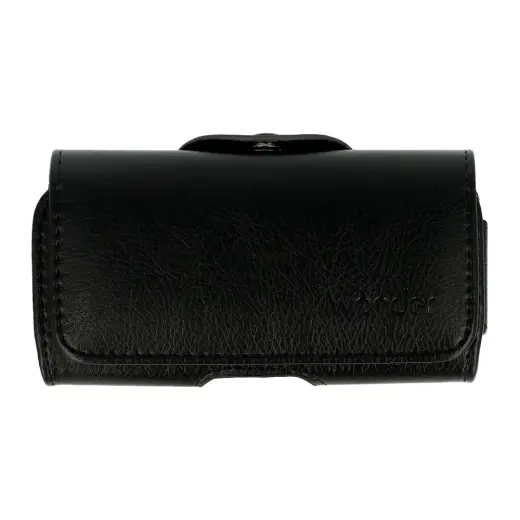 WONDER Belt Holster (SIZE 12) for Huawei Y3-2|Nokia 630|Samsung A310|G350|G360|I9100|Sony Z3 mini black, leather Фото num