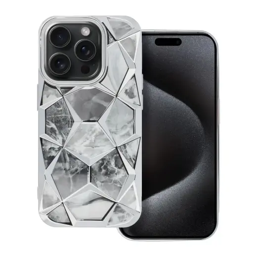 Fusion Twinki phone case for iPhone 16 Pro silver