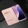 Dux Ducis Skin Pro iPhone 16 Pro Max Case with Flip and Card Slot - Pink Foto 16