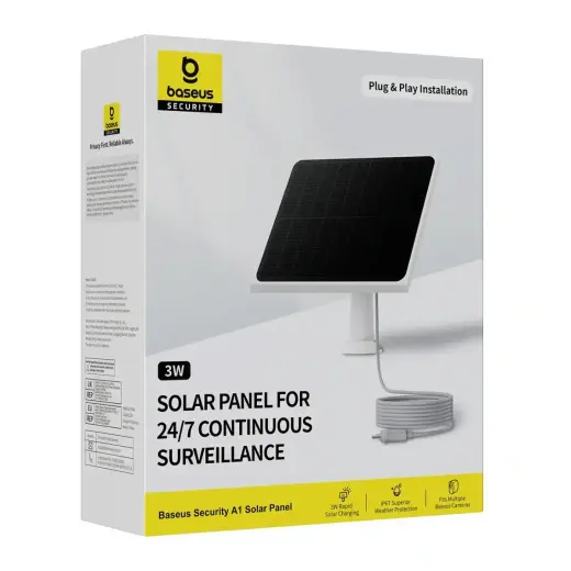 Baseus Security A1 Photovoltaic Panel - White Foto 7
