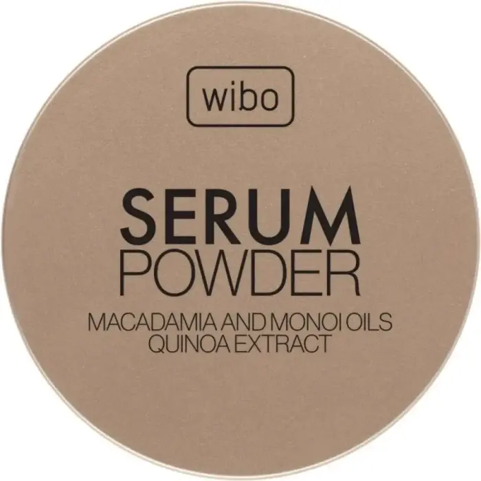 Wibo, Serum Powder Macadamia, Quinoa, Absorbs oil, Loose Setting Powder, Transparent, 10 g