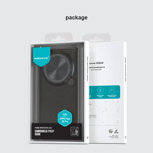 Nillkin CamShield Prop Camera Protective чехол для телефона Oppo Find X6 Pro черный Фото num