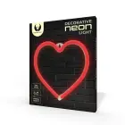 Neon LED Light HEART red Bat + USB FLNE07 Forever Light Foto 9