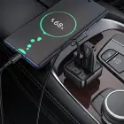 Borofone Transmitter FM BC63 Selecto MP3, Bluetooth - 2xUSB - black Фото num