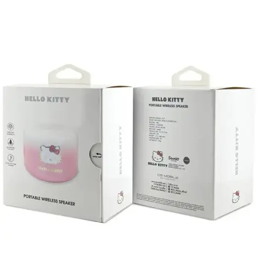 Hello Kitty głośnik Bluetooth 5.0 HKWSBT6GKEP różowy|pink Electroplate Gradient Фото num