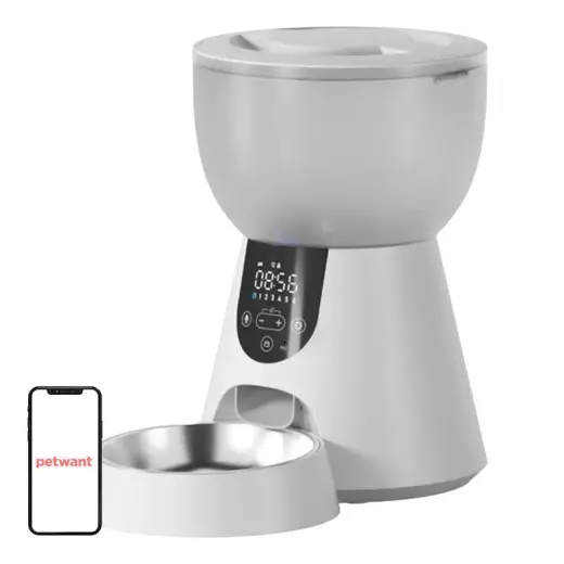 Petwant 4L automatic feed dispenser F17-LED Фото num