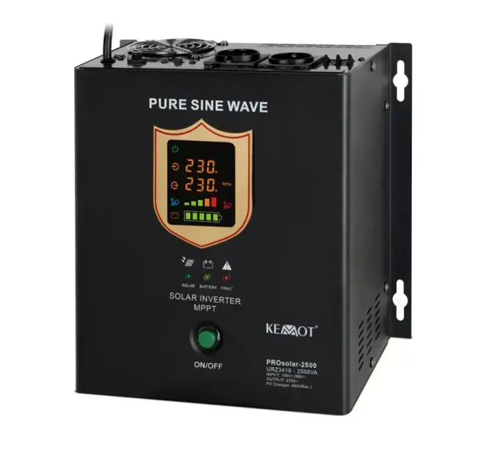 Nepārtrauktās barošanas avots (UPS) 1800W 24V/230Vac sinusa, PROsolar-1800