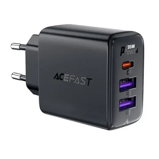 Acefast A57 зарядное устройство | 35W | PD, GaN | USB-A, USB-C | черное Фото num