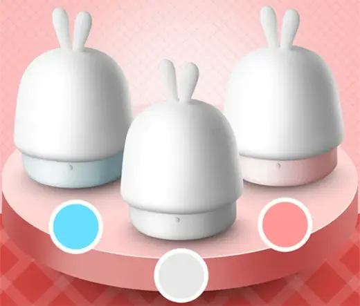 Night lamp W-008 Rabbit blue Foto 10