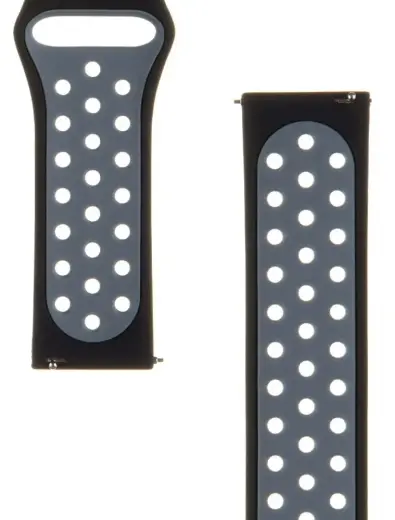 Tactical 267 Double Silicone Band 22mm Black|Grey Фото num