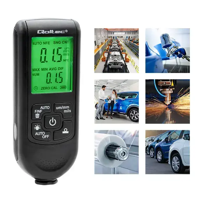 Qoltec Coating thickness gauge with LCD | 0 ~ 2000um Foto 2