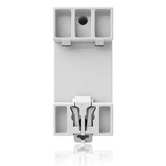 Qoltec Single-phase electronic energy consumption meter for DIN rail | RESET | periodic and continuous meter | 230V | 60A | LCD | LED | 2P Фото num