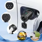 V2L Type 2 Adapter - Schuko 3500W with power display and case - black — Фото 7
