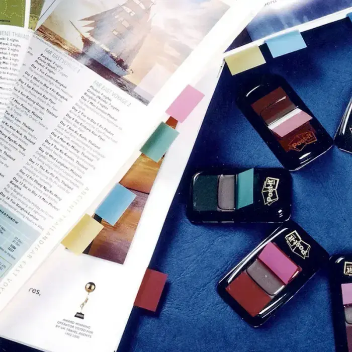 Pašlīpošie indeksi Post-it 25.4x43.2mm, 50 lapiņas dzeltenā krāsā Foto 2