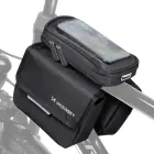 Wozinsky bicycle frame bag, waterproof phone case, 1.5l, black (WBB26BK) Foto 13