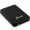 Guess Metal Script Logo внешний аккумулятор (powerbank) | 3000 mAh | 5W | USB-C, MagSafe | черный — Фото 4