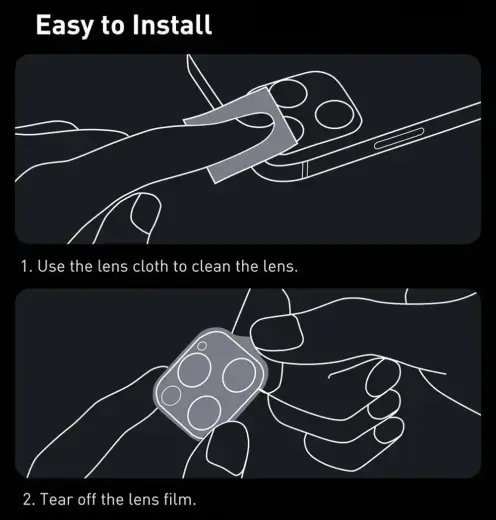 Tempered Glass HARD SILK PRINT for camera (LENS) for Samsung Galaxy S23 Plus (island) Foto 11