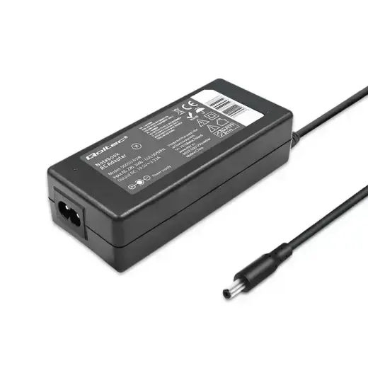 Qoltec Power adapter for laptop HP 65W | 19.5V | 3.33A | 4.8*1.7 | +power cable Photo