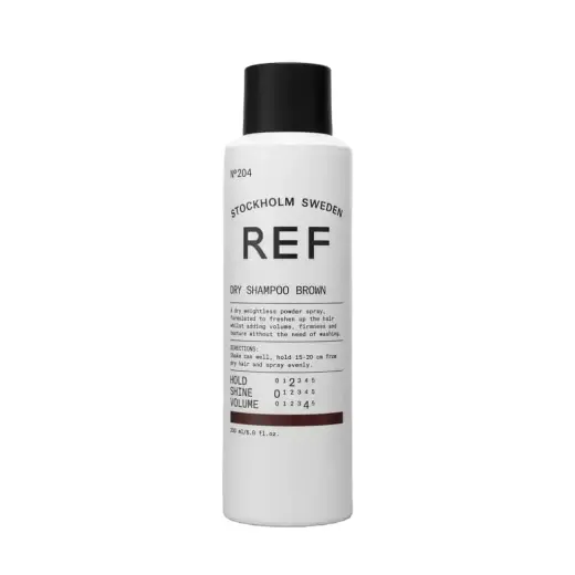 Ref Stockholm, Texture & Form No.204 Brown, Vegan, Hair Dry Shampoo, Refreshing, 200 ml