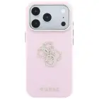 Case Guess Smooth & Big Strass Logo for iPhone 18 Pro Max / 17 Pro Max pink — Photo 3