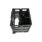 Foldable shopping cart with load capacity up to 35kg Olli 65L 42x40.5x38cm black Photo