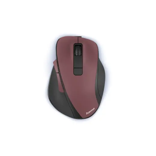 Hama MW-500 V2 Wireless Mouse with Battery - Burgundy Фото num
