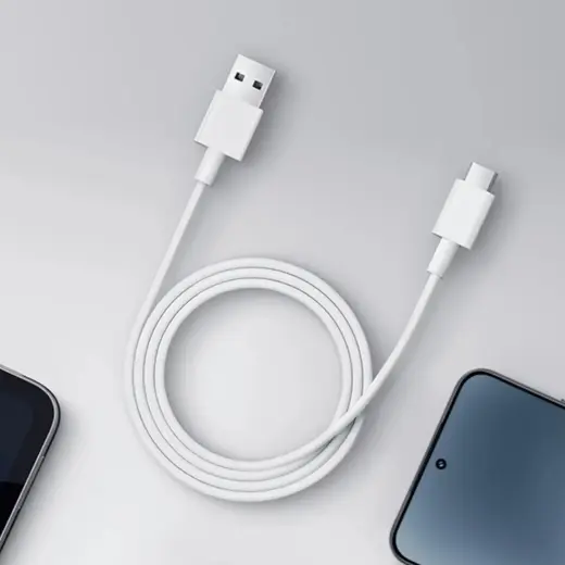Xiaomi Original USB-A|USB|C Data Cable 3A 1m White Foto 2