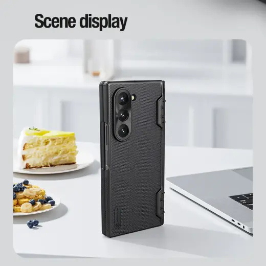 Nillkin Super Frosted FOLD Magnetic Back Cover for Samsung Galaxy Z Fold 6 Black Фото num