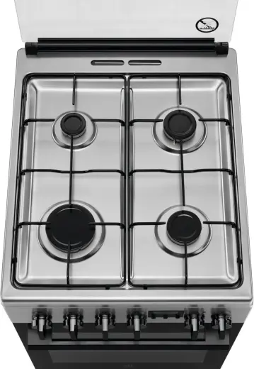 Electrolux gāzes plīts ar elektrisko cepeškrāsni, nerūsējoša tērauda, 50cm Photo