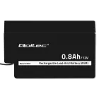 Qoltec AGM battery | 12V | 0.8Ah | Maintenance-free | Efficient| LongLife | for toys, vehicles Foto 4