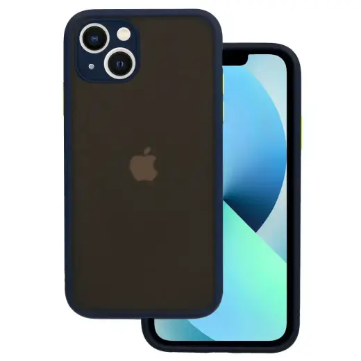 Vennus Color Button Bumper чехол для телефона iPhone 11 Pro тёмно-синий