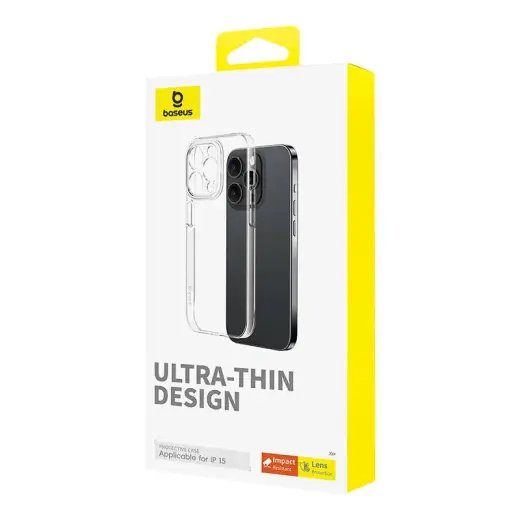 Phone Case for iPhone 15 Baseus OS-Lucent Series (Clear) Photo