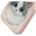 Nimmy Big Eyed Pet 2.0 Cat phone case for iPhone 16 Pro Max pink Photo