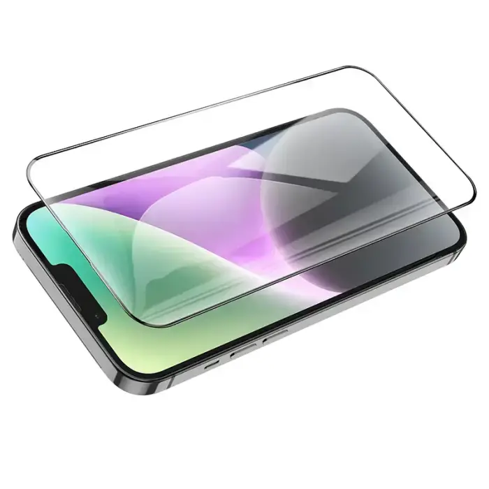 Borofone Tempered glass BF6 Diamond Armor Full Screen HD for Iphone 15/16 - 10 pieces Foto 4