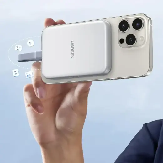 Ugreen M.2 NVMe SSD Magnetic Case - White Foto 8