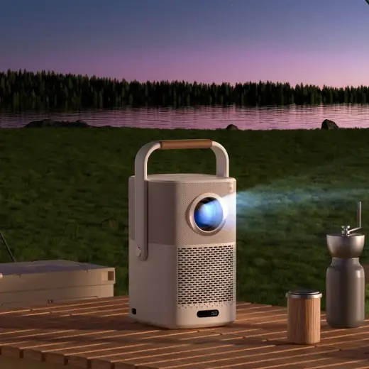 Yaber T2 Plus LCD FullHD 1080p Multimedia Projector with JBL Speakers - Beige Foto 13