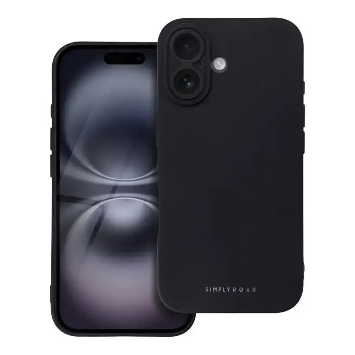 ROAR LUNA maciņš telefonam iPhone 16 melns