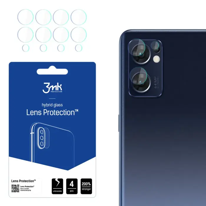 Oppo Find X5 Lite - 3mk Lens Protection™ screen protector Foto 1