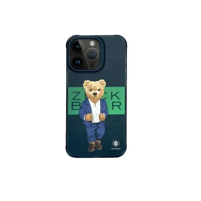 Zuck Bear French Riviera Chic maciņš telefonam iPhone 15 Pro Saint Tropez Shimmer TTT