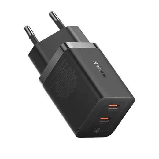 Baseus GaN5 Pro 40W 2xUSB-C Wall Charger - Black Foto 5