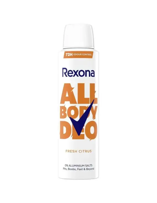 Rexona Fresh Citrus Unisex Para Todo El Cuerpo Desodorante Spray 150 Ml 